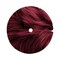 FabricLA Burgundy Faux Fur Tree Skirt Cut - 30-Inches with Rounded Edges (No Backing) for Christmas